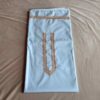 Light Blue Ruby Cotton Men’s Kurta Pyjama with Subtle Hand Sozni Work – Kashmiri Look