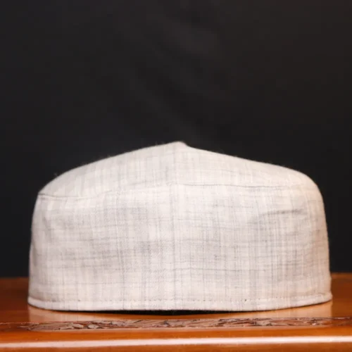 Hami Kashmiri Creamy Plain Toosha Cap