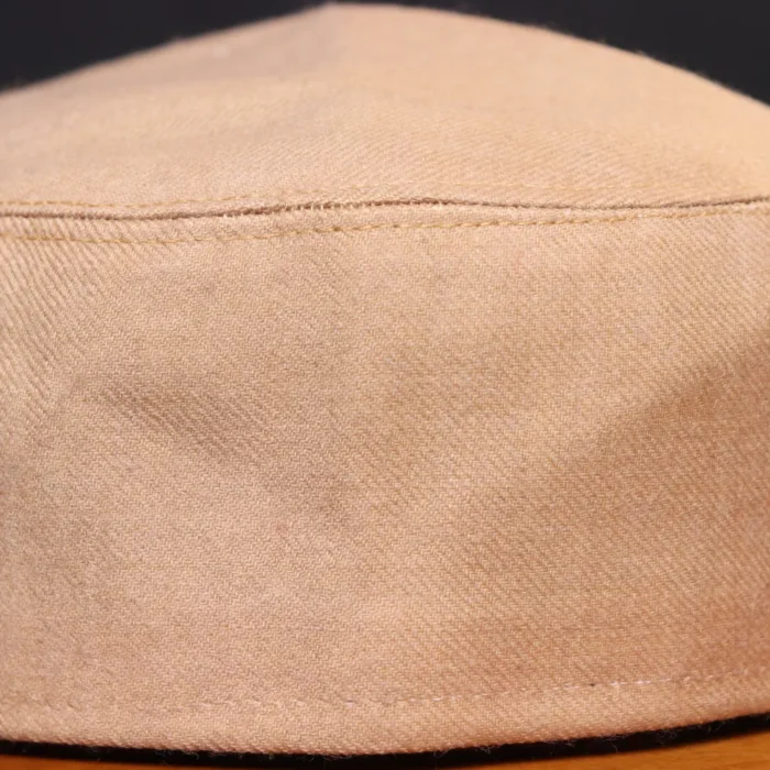 Salik-i-Kashmiri Plain Beige Toosha Cap from Srinagar - Image 2
