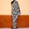 Black Kashmiri Crepe Chinar Jaal Saree | Lal Bazaar Collection