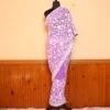 Kashmiri Purple Chinar Jaal Ari Embroidered Saree | Dal Jheel Collection