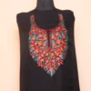 Kashmiri 2PC Summer Cool Black Unstitched Fabric with Aari Embroidery - Zikrejaan Collection
