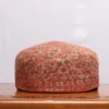 Rang-e-Banihal Beige Color Sozni Embroidered Toosha Cap