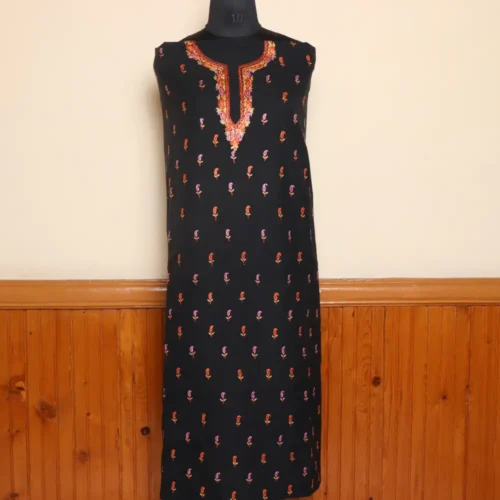 Black 2PC Hand Aari Embroidered Suit | Sonmarg  Collection