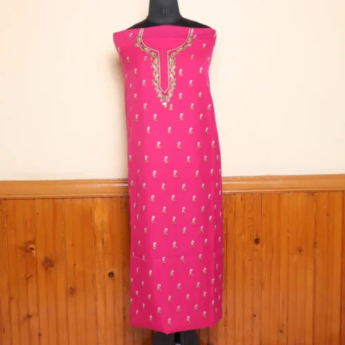 2PC Hot-Pink Hand Aari Embroidered Suit | Sonmarg  Collection