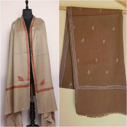 Gift Set for Men | Semi Pashmina Kashmiri Shawl and Muffler
