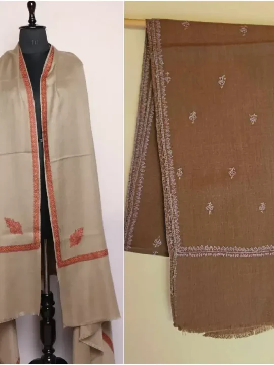 Gift Set for Men | Semi Pashmina Kashmiri Shawl and Muffler