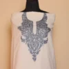 White 2PC Kashmiri Handwork Aari Suit - Zikrejaan Collection