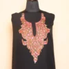 Black 2PC Kashmiri Handwork Aari Suit - Zikrejaan Collection