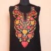 Black 2PC Summer Cool Unstitched Fabric with Kashmiri Aari Embroidery - Zikrejaan Collection