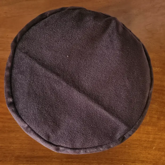 Shaista-Bagh Brown Kashmiri Velvet Tilla Kids Cap - Image 3