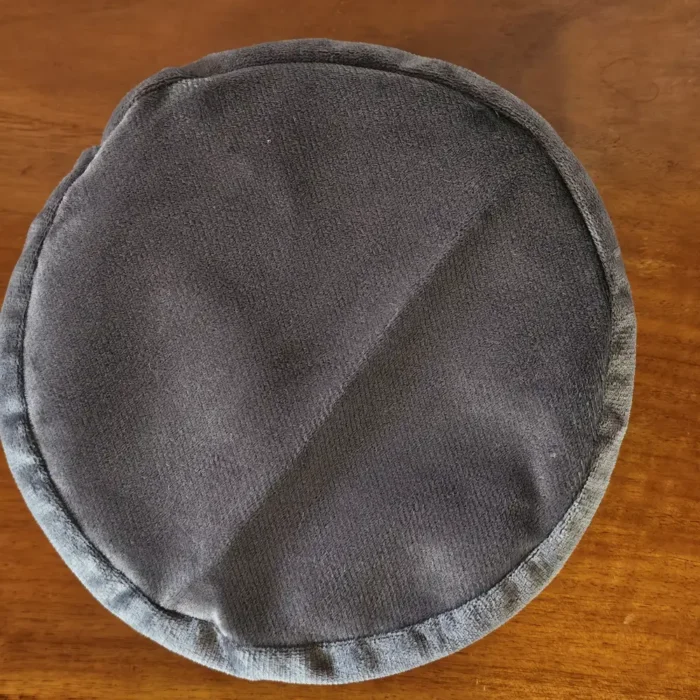 Habba-Noor Grey Kashmiri Kids Kids Tilla Embroidered Cap - Lokchaar - Image 3