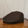 Kashmiri Classic Brown Golf Cap in Terrywool