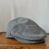 Kashmiri Terry-woolen Grey Golf Cap for Everyday Elegance