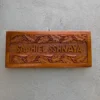 Kashmiri Walnut Wooden Carved Handmade Nameplate for Home, Office, etc Entrance Outdoor
