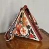 Kashmiri Greyish Potli Bag with Kashmiri All-over Aari - Pahalgam Collection