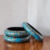 Kashmiri Paper Machie Bangles – Set of 3