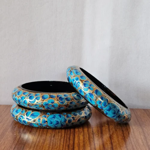 Kashmiri Paper Machie Bangles – Set of 3