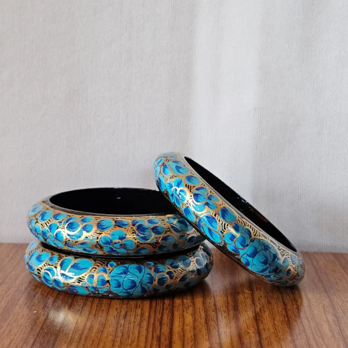 Kashmiri Paper Machie Bangles – Set of 3
