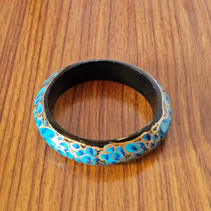 Kashmiri Paper Machie Bangles – Set of 3 - Image 7