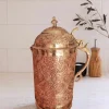 Pure Copper Hand Engraved Jug