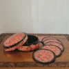 Traditional Kashmiri Coaster Box in Paper Machie