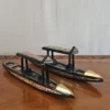 Kashmiri Paper Machie Pair of Shikara in Paper Machie Art