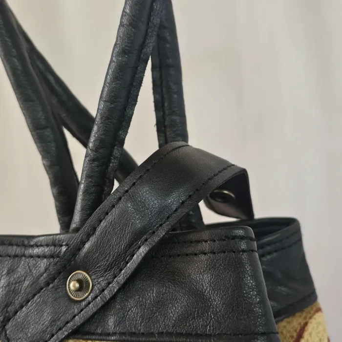 Kashmiri Hand Chain Stitch Embroidered Handbag - Image 4