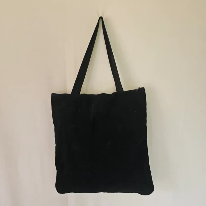 Kashmiri Hand Chain Stitch Embroidered Handbag | Wool Thread Embroidery - Image 2