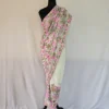 Kashmiri Creamy Chinar Saree with Multi Aari Work | Lal Bazaar | Lal Bazaar