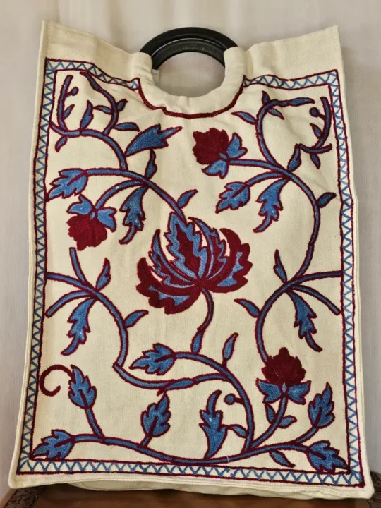 Kashmiri Long Crewel Bag | Embroidered – Pahalgam Collection