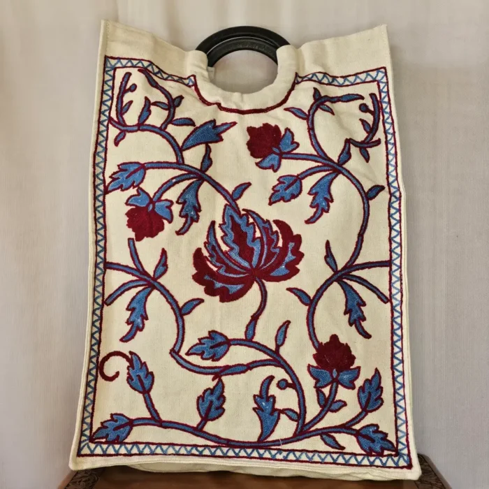 Kashmiri Long Crewel Bag | Embroidered – Pahalgam Collection