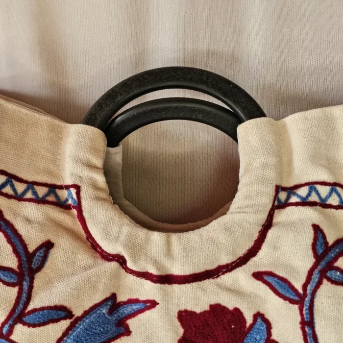 Kashmiri Long Crewel Bag | Embroidered – Pahalgam Collection - Image 3