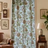 Kashmiri Crewel Curtain in Premium Cotton with Handwork