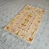 Beige Kashmiri Aari Embroidered Prayer Mat