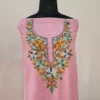 2PC Pinkish Summer Cool Kashmiri Suit With Hand Aari embroidery - Zohra