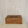 Kashmiri Handcrafted Walnut Wood Tissue Box