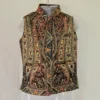 Yellow Polywool Kids’ Waistcoat with Classic Kashmiri Kani Design