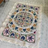 Kashmir Large Hand Aari Namda in Pure Wool (7x5 ft)