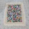 Hand Aari Embroidered Pure Wool Namda from Kashmir