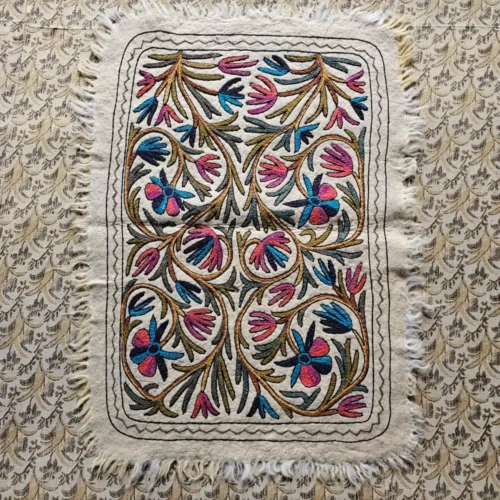 Pure Wool Kashmiri Namda with Hand Embroidery