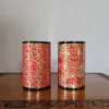 Pair of Kashmiri Paper Machie Pen / Brush Holder