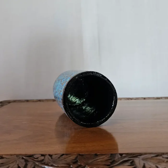 Kashmiri Paper Machie Brush Holder with Floral Motifs - Image 4