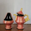 Kashmiri Paper Machie Decorative Set – Samavar and Kangri