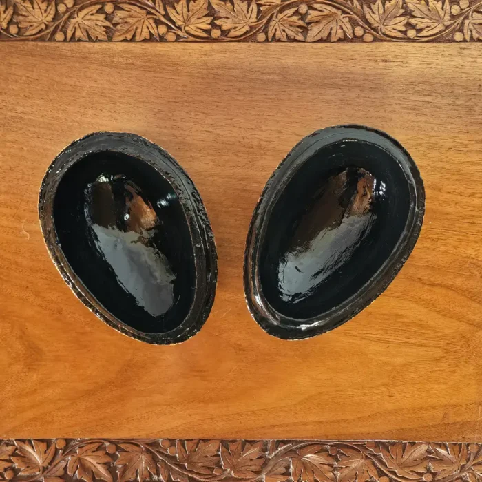 Kashmiri Paper Machie Mango Shaped Box – Set of 2 - Image 6