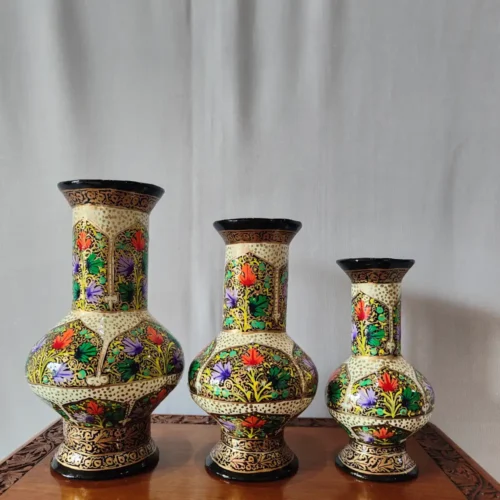 paper machie Flower vase set
