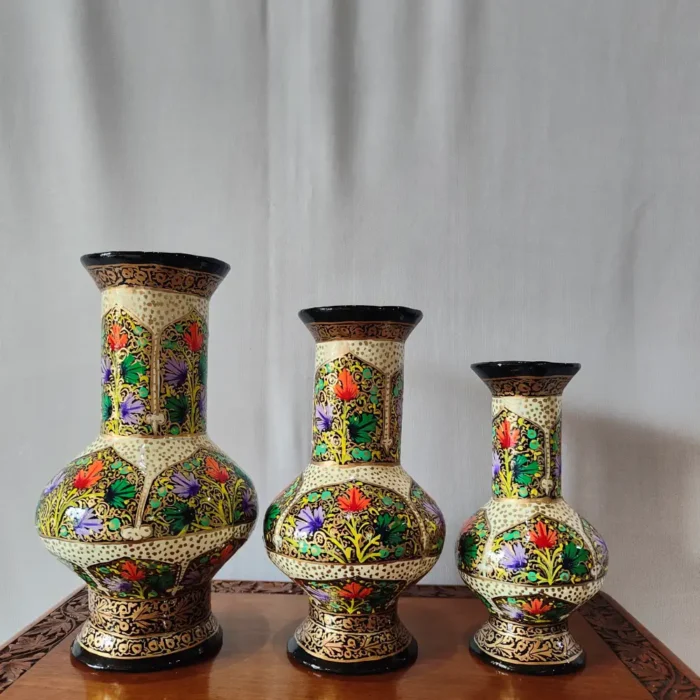 paper machie Flower vase set