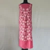 Kashmiri Pinkish 2PC Summer Cool Unstitched Suit Fabric With All over Chinari Ariwork - Khayam