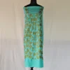 Kashmiri 2PC Summer Cool Green Unstitched Suit Fabric With All over Chinari Ariwork - Khayam