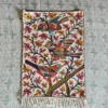 Kashmiri Chain Stitch Embroidered Wall Hanging in Dusooty Cotton (3x2 ft)